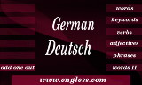 German-English Menu