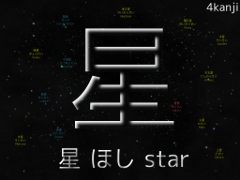 hoshi - star - kanji wallpaper at 4kanji